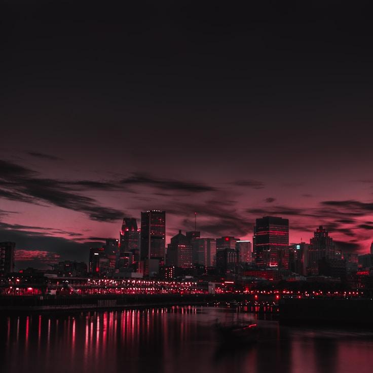 Sunset outdoors in Italy